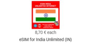blivale_image_eSIM for India Unlimited (IN) Adatta la tua connessione al tuo viaggio in India: 3 piani su misura